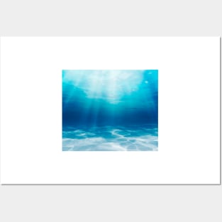 Light Blue Calm Ocean Posters and Art